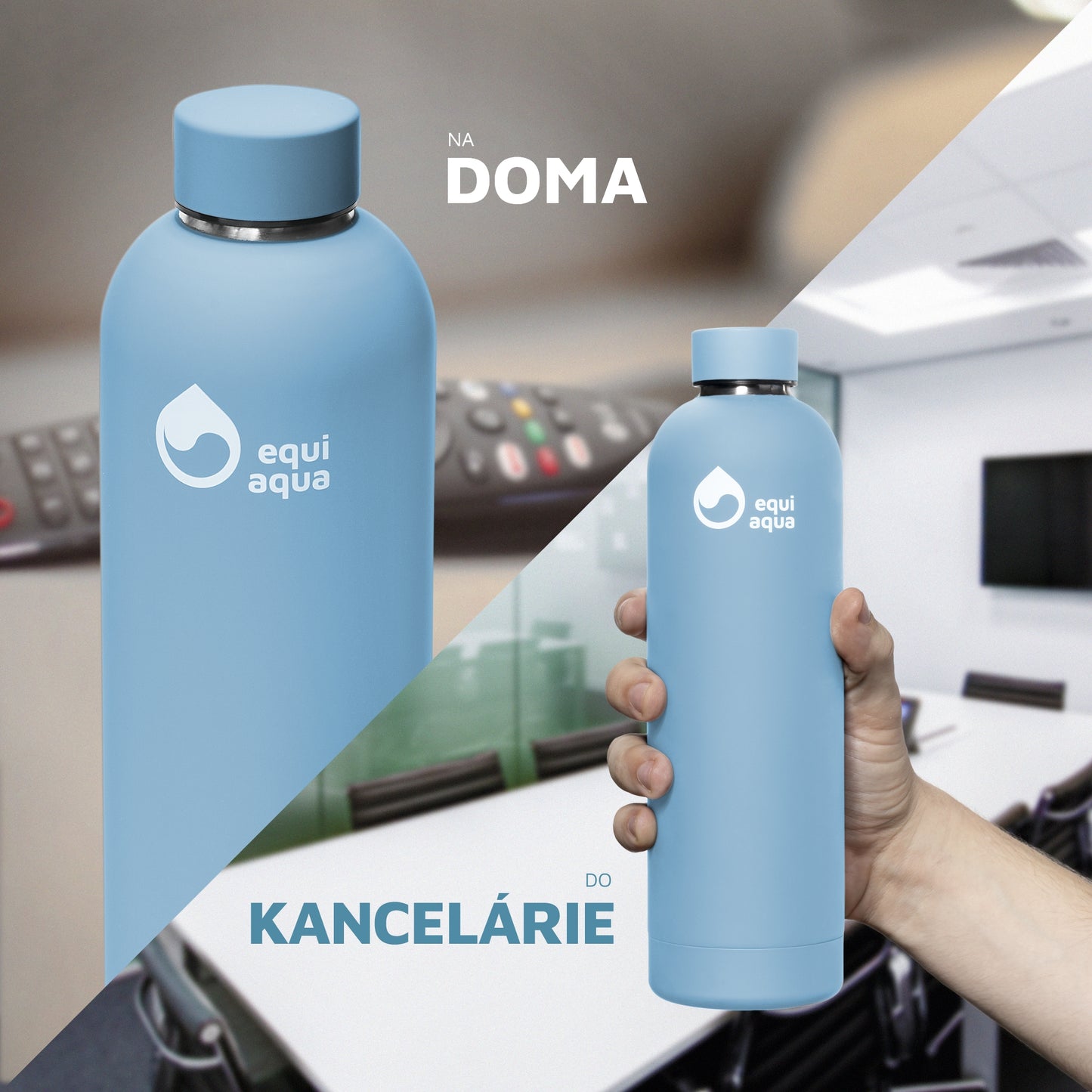 Termofľaša 750 ml nebesky modrá