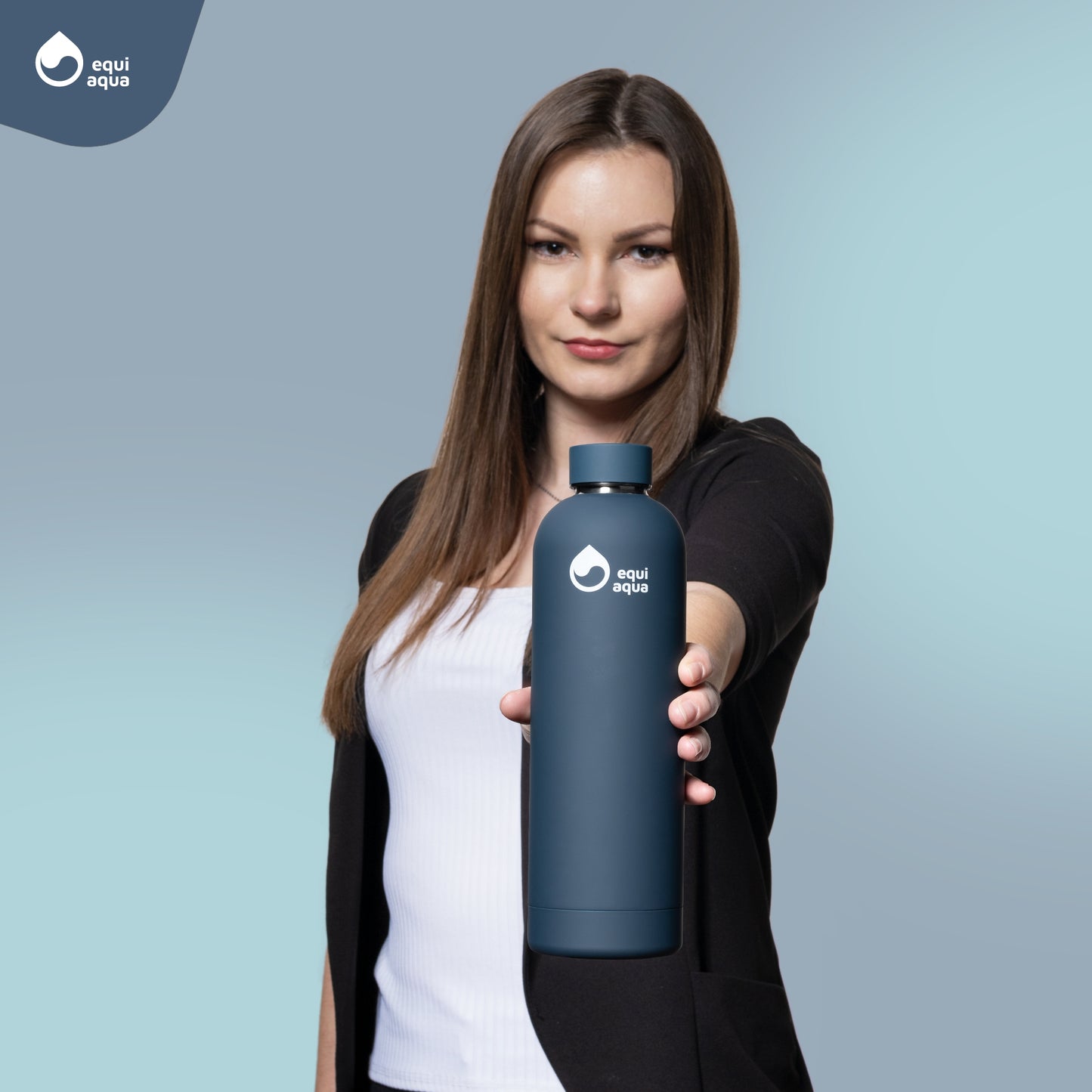 Termofľaša 750 ml tmavomodrý denim