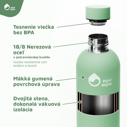 Termofľaša 750 ml trávovo zelená
