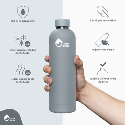 Termofľaša 750 ml chróm