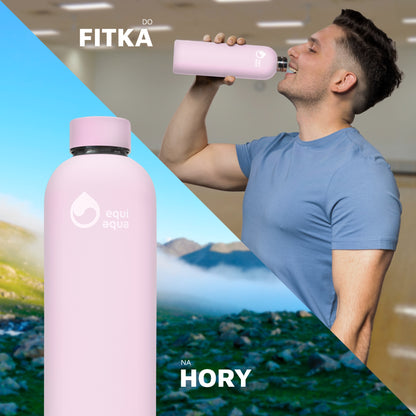 Termofľaša 750 ml svetlo ružová