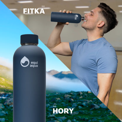 Termofľaša 750 ml tmavomodrý denim